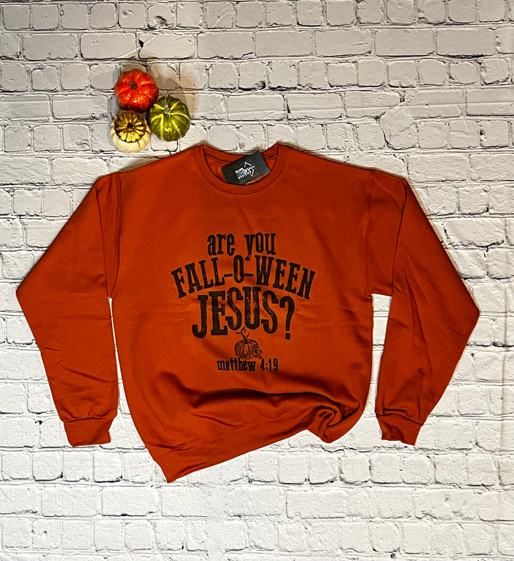 Fall-O-Ween Jesus Crewneck